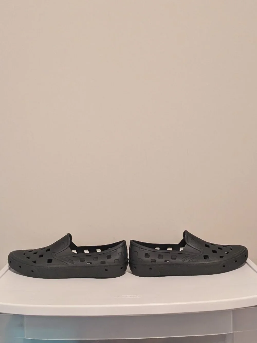 Vans Trek Waterproof Slip-Ons, Black, Size 8